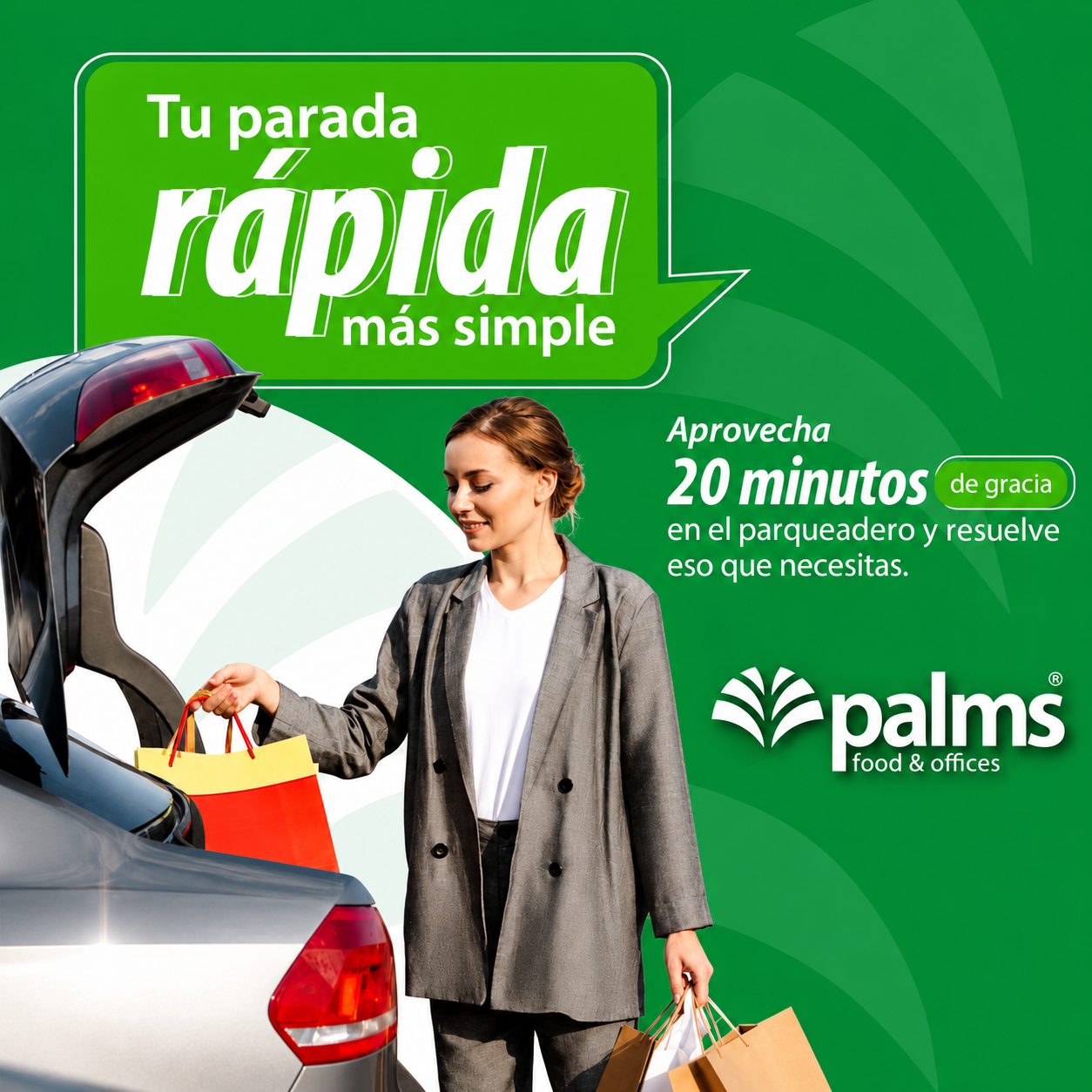 Parada rápida, compras sin complicaciones